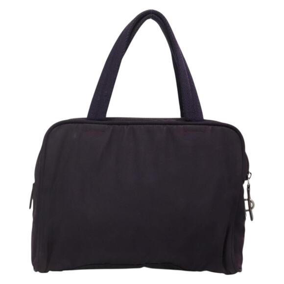 PRADA Hand Bag Nylon Purple Silver - Picture 3 of 12